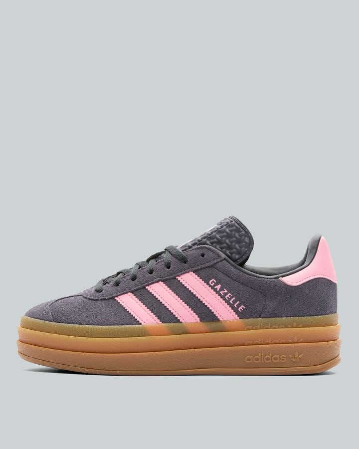 Adidas Originals Junior Gazelle Bold Trainer Grey, Kids size: 4.5, FootAsylum