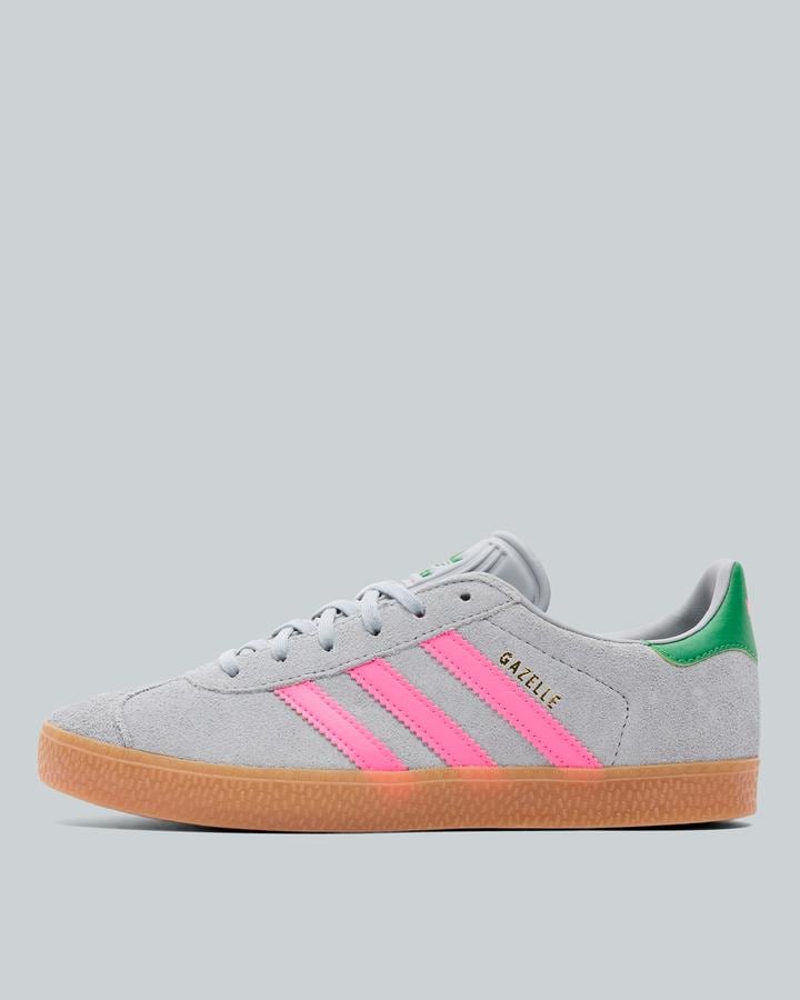 Adidas Originals Junior Gazelle Trainer Grey, Kids size: 4.5, FootAsylum