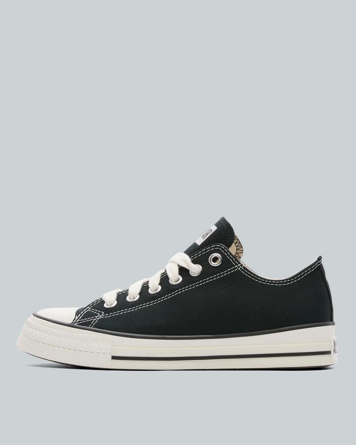 Converse Chuck Taylor Throwback Ox Trainer Black, Men's size: 9.5, FootAsylum
