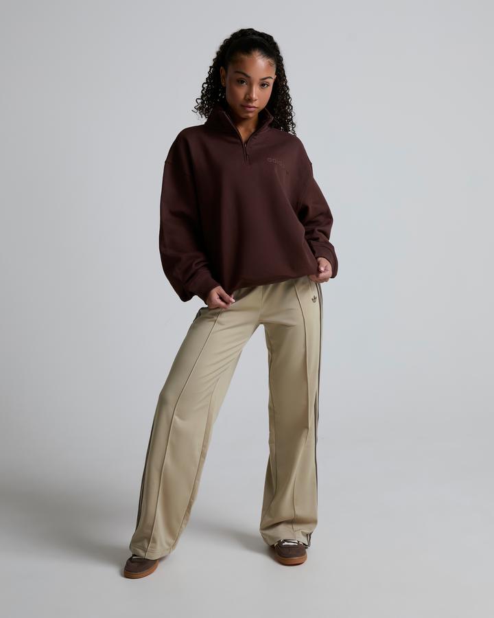 Adidas Originals Womens Adicolor Classic Firebird Loose Track Pant Beige, Women's size: XL, FootAsylum