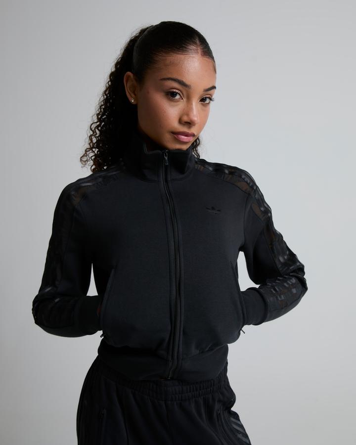 Adidas Originals Womens Firebird Lace Track Top Black, Women's size: XS, FootAsylum