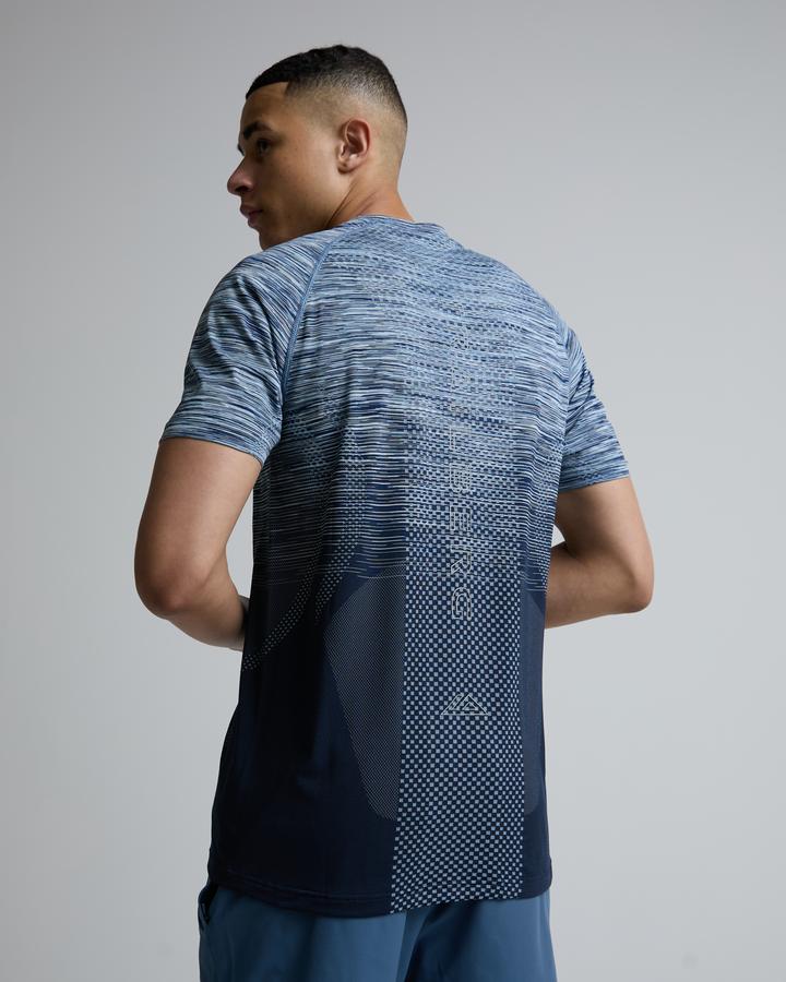 Trailberg Apex Seamless T-Shirt Blue, Men's size: XXL, FootAsylum