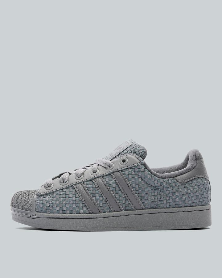 Adidas Originals Superstar Ii Weave Trainer Grey, Men's size: 11.5, FootAsylum