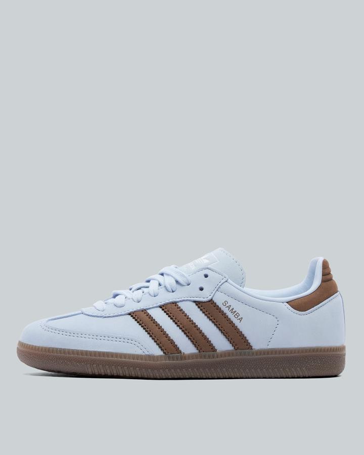 Adidas Originals Womens Samba Og Trainer Blue, Women's size: 4.5, FootAsylum