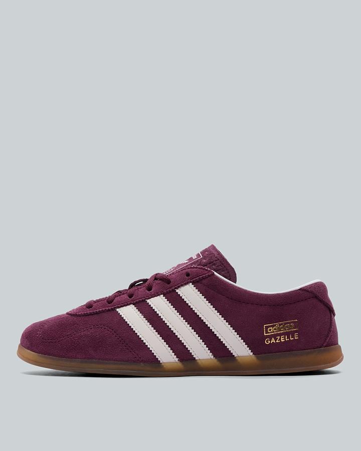 Adidas Originals Womens Gazelle Low Pro Trainer Red, Women's size: 5, FootAsylum