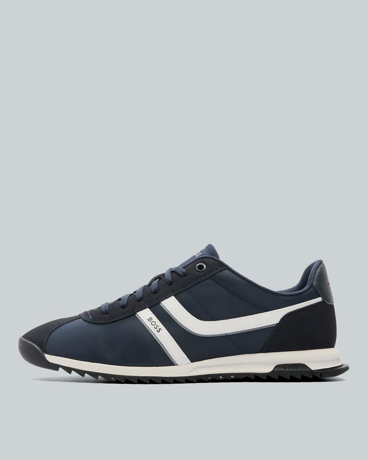 Boss Zayn Low Trainer Blue, Men's size: 11, FootAsylum