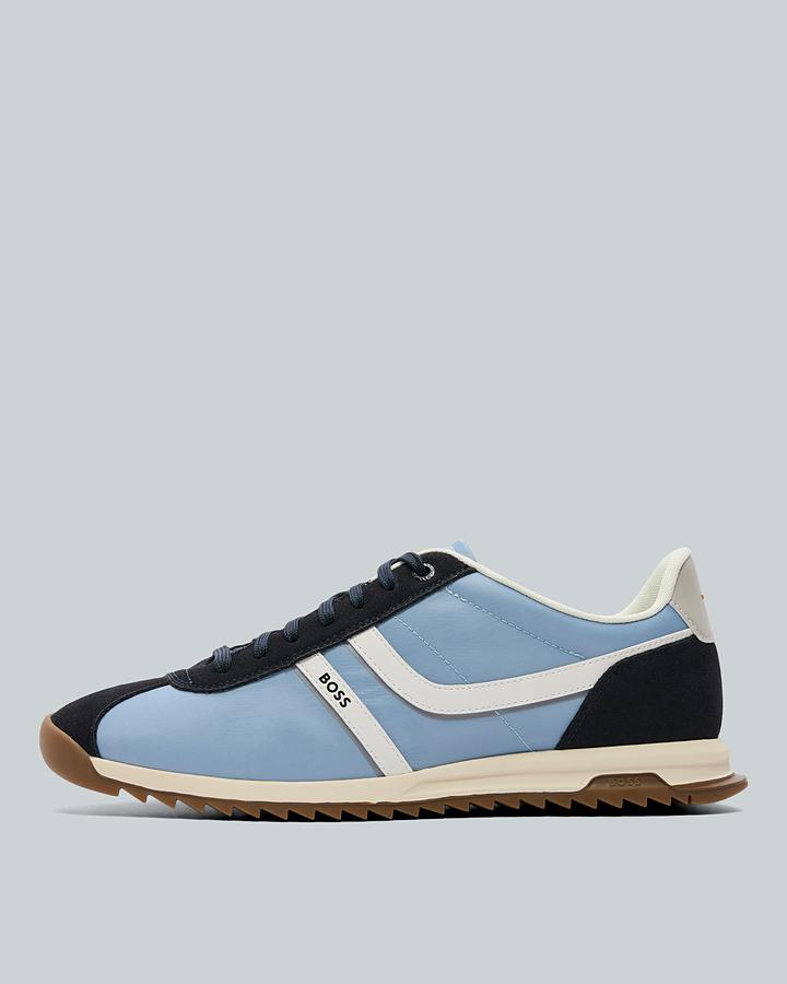 Boss Zayn Low Trainer Blue, Men's size: 8, FootAsylum