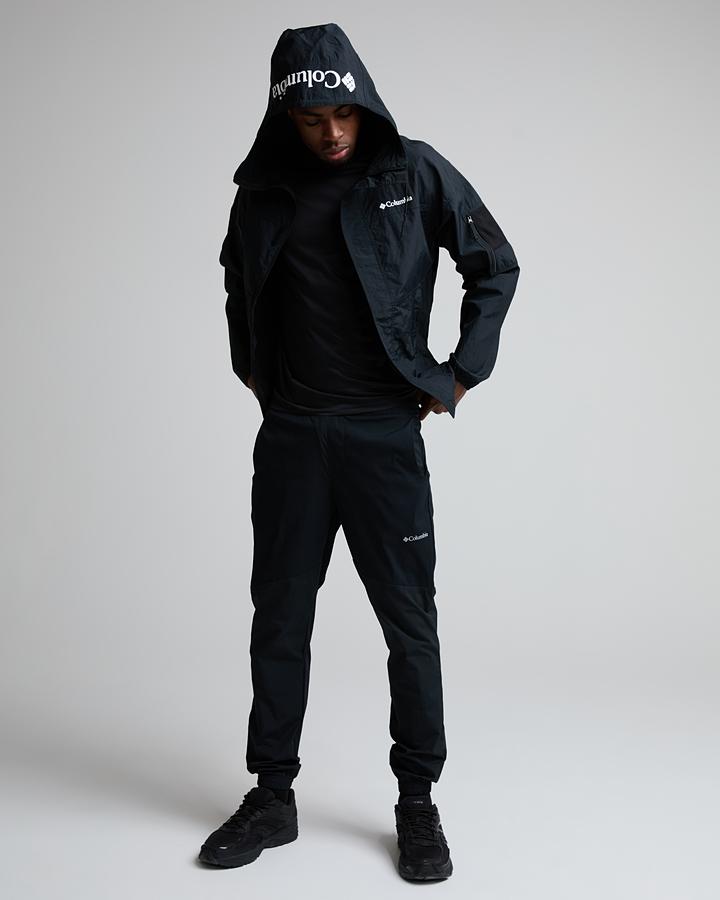 Columbia Challenger Windbreaker Black, Men's size: XL, FootAsylum