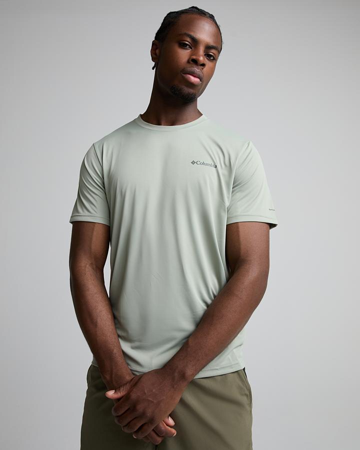 Columbia Hike Technical T-Shirt Green, Men's size: L, FootAsylum