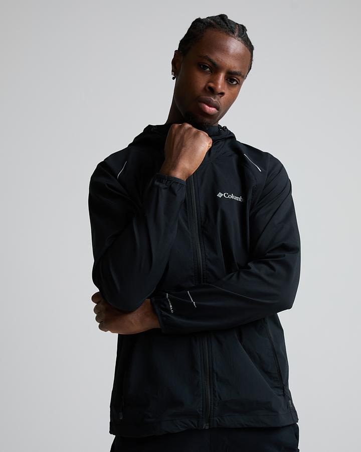 Columbia Tech Wind Full Zip Hoodie Black, Men's size: M, FootAsylum
