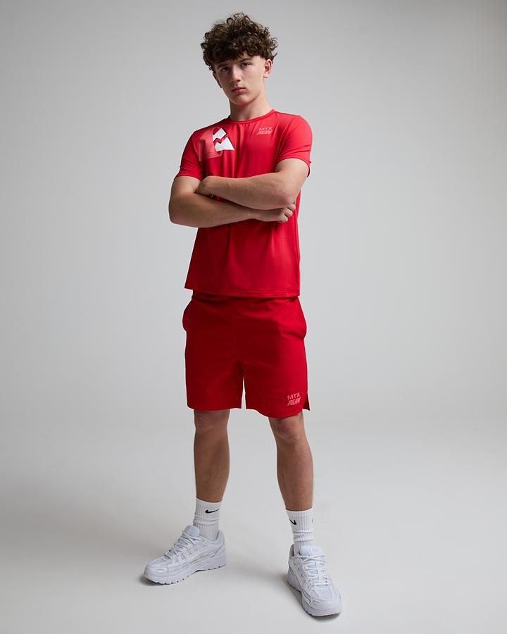 Montirex Junior Mtx Run T-Shirt Red, Kids size: M/B, FootAsylum