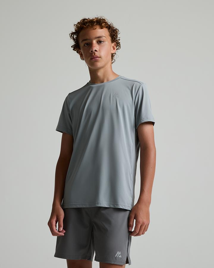 Montirex Junior Delta T-Shirt Grey, Kids size: M/B, FootAsylum