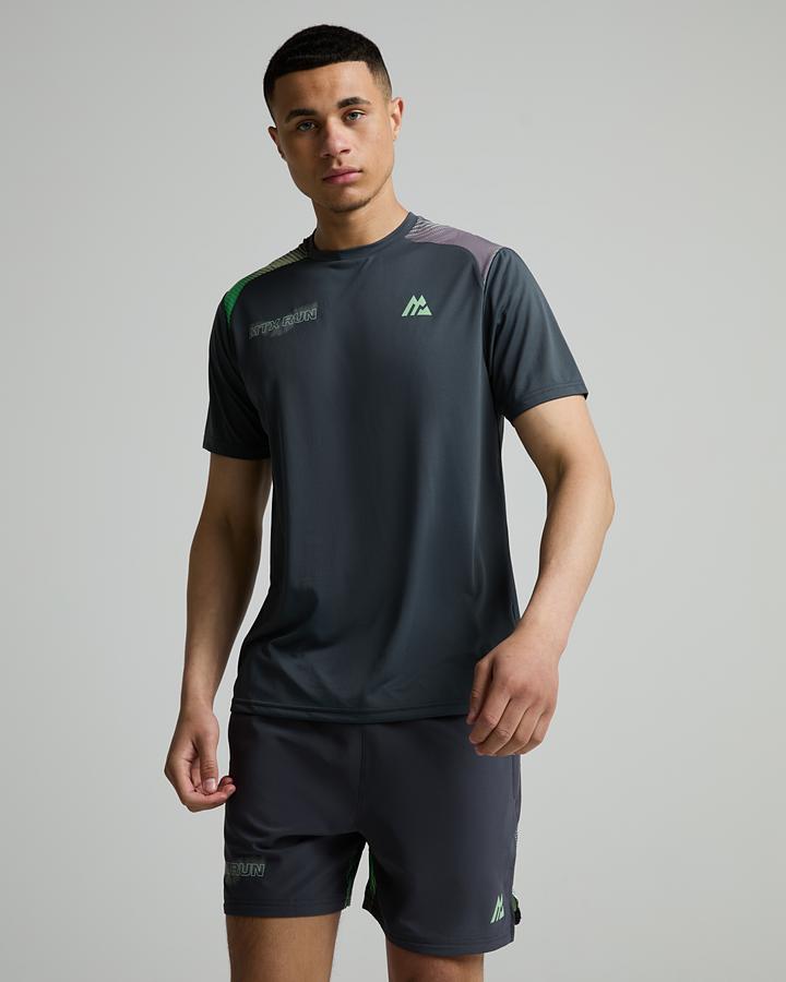Montirex Mtx Run Disperse T-Shirt Grey, Men's size: XL, FootAsylum