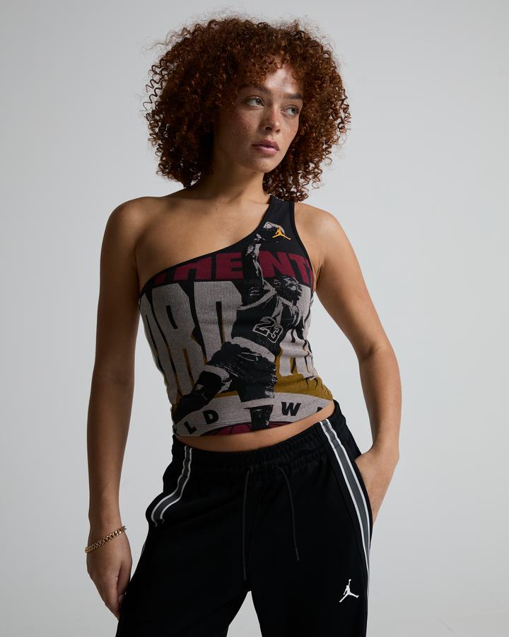 Jordan Womens Flight Graphic Tank Top Beige, Women's size: XS, FootAsylum