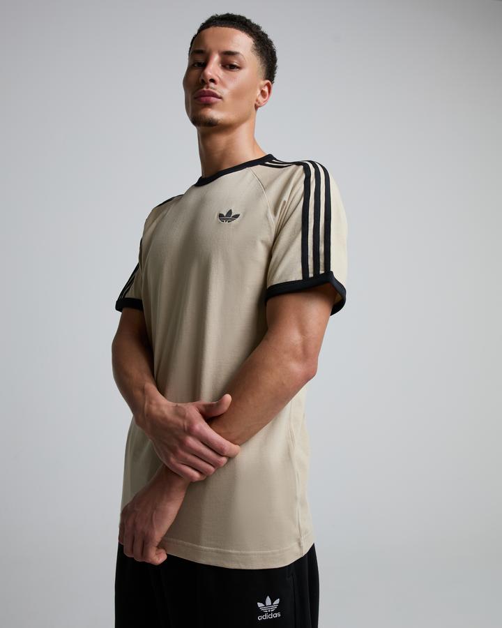 Adidas Originals Adicolor Classics 3-Stripes T-Shirt Beige, Men's size: XS, FootAsylum