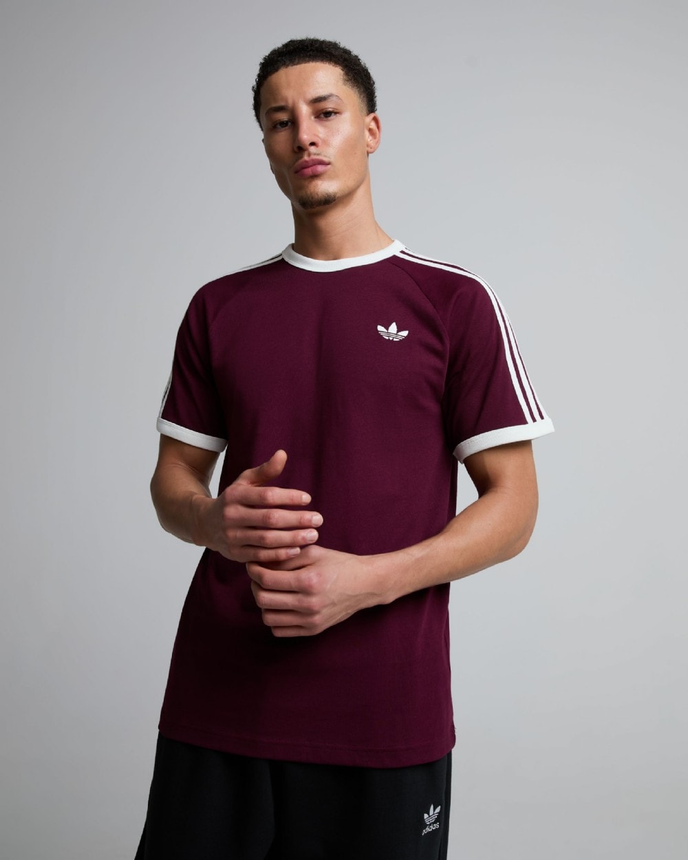 Adidas Originals Adicolor Classics 3-Stripes T-Shirt Red, Men's size: XS, FootAsylum