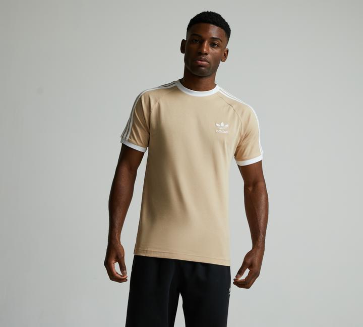 Adidas Originals Adicolor Classics 3-Stripes T-Shirt Beige, Men's size: XS, FootAsylum