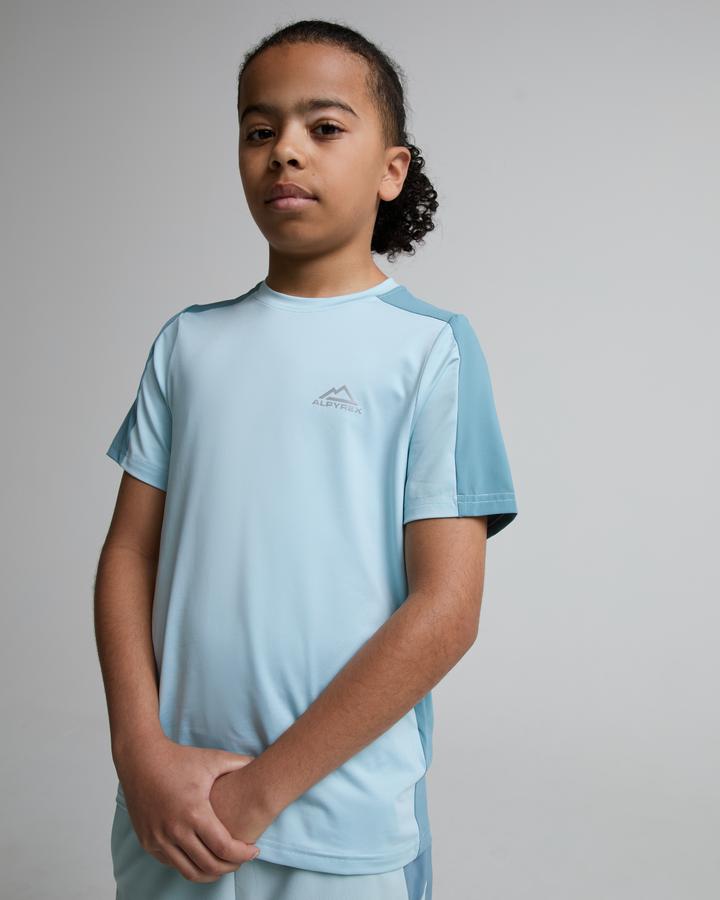 Alpyrex Junior Ontera Poly T-Shirt Blue, Kids size: M/B, FootAsylum