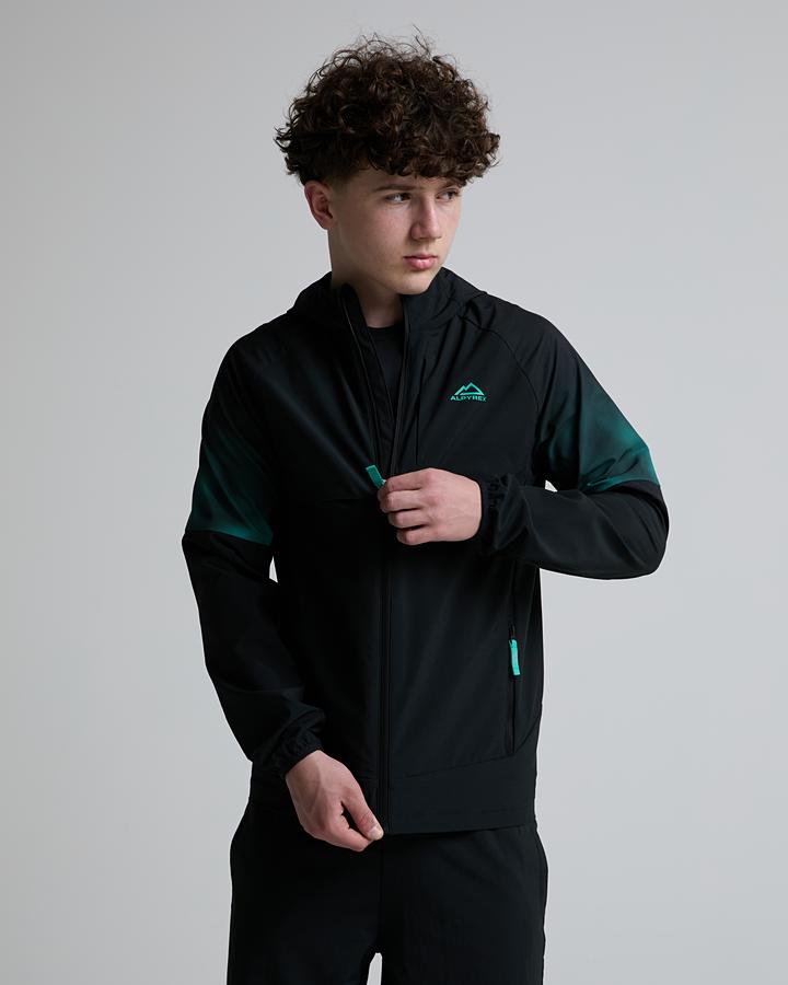 Alpyrex Junior Iolite Windrunner Black, Kids size: L/B, FootAsylum