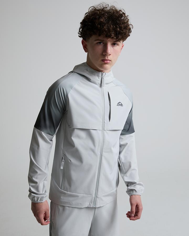 Alpyrex Junior Iolite Windrunner Grey, Kids size: L/B, FootAsylum