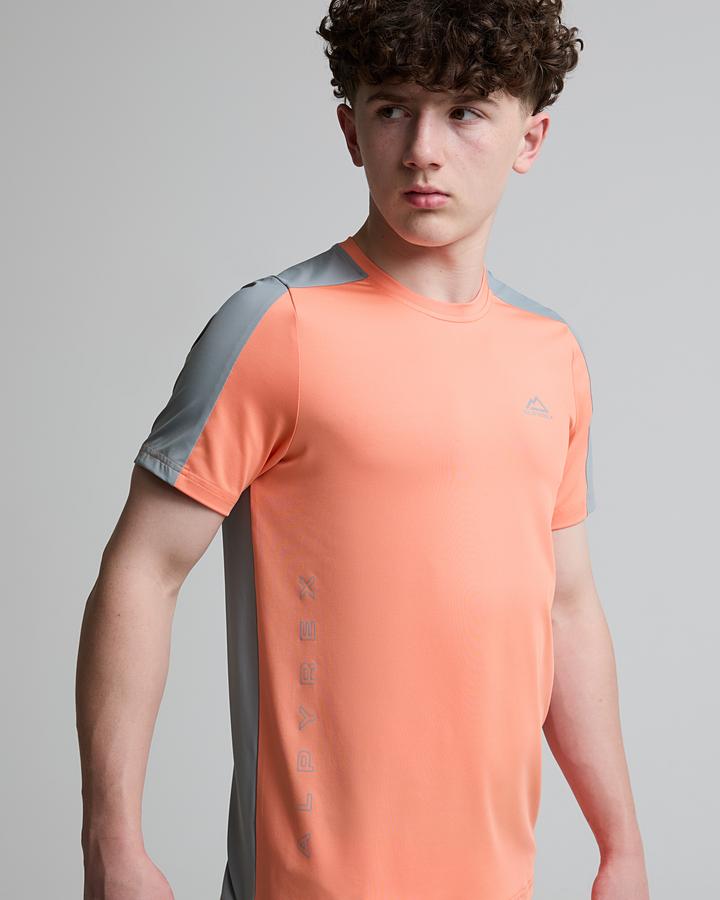 Alpyrex Junior Ontera Poly T-Shirt Orange, Kids size: XL/B, FootAsylum