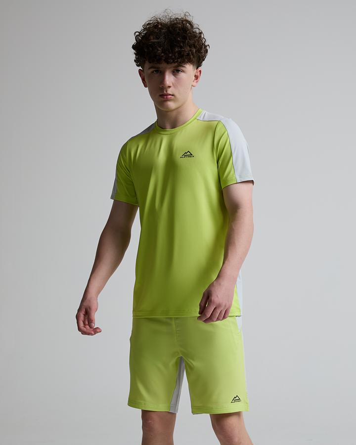 Alpyrex Junior Ontera Poly T-Shirt Green, Kids size: L/B, FootAsylum