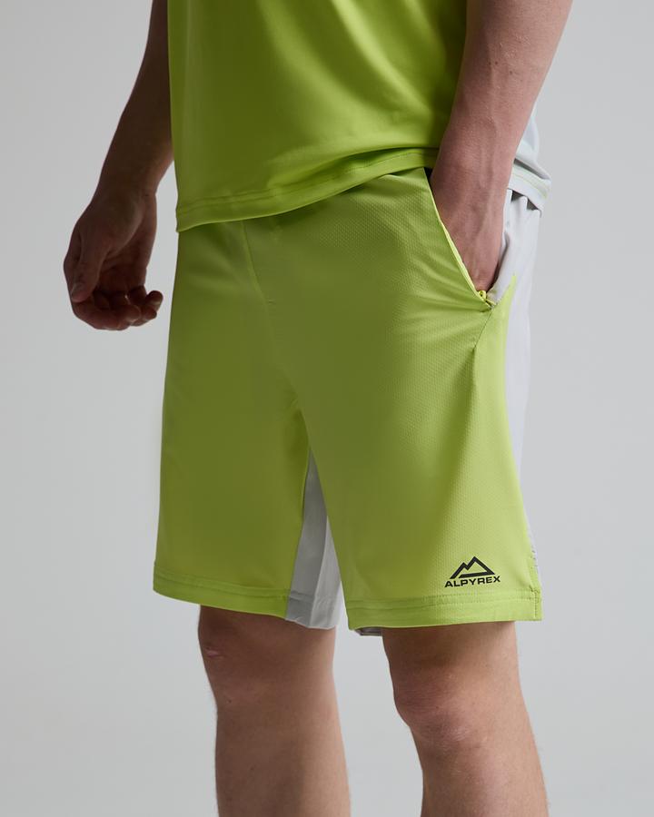 Alpyrex Junior Ontera Running Short Green, Kids size: S/B, FootAsylum