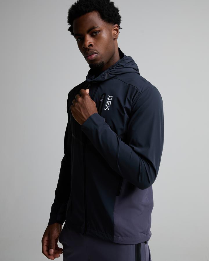 Oex Aspect Track Hoodie Blue, Men's size: S, FootAsylum