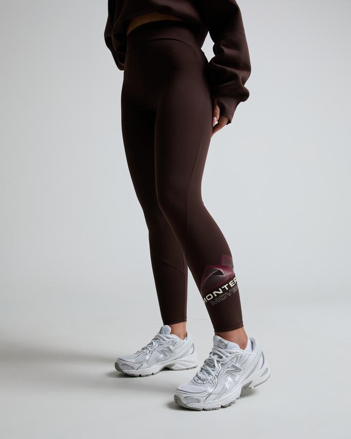 Monterrain Womens Balance Legging Brown, Women's size: XS, FootAsylum