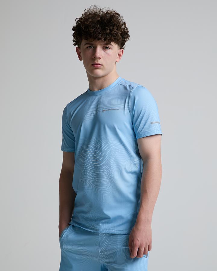 Monterrain Junior Fortitude T-Shirt Blue, Kids size: XL/B, FootAsylum