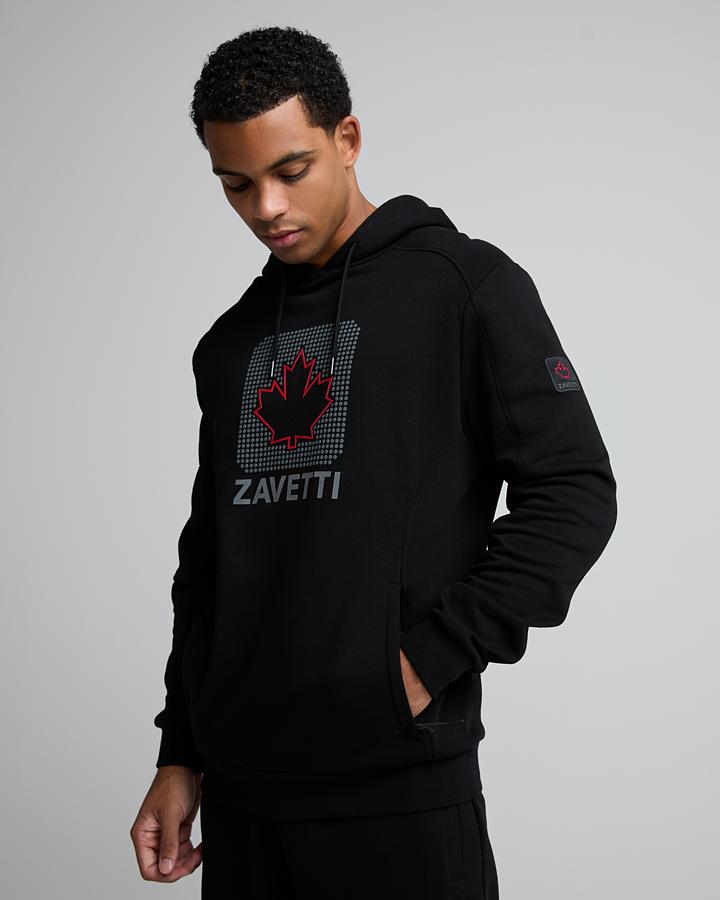 Zavetti Canada Alvo Overhead Hoodie Black, Men's size: M, FootAsylum