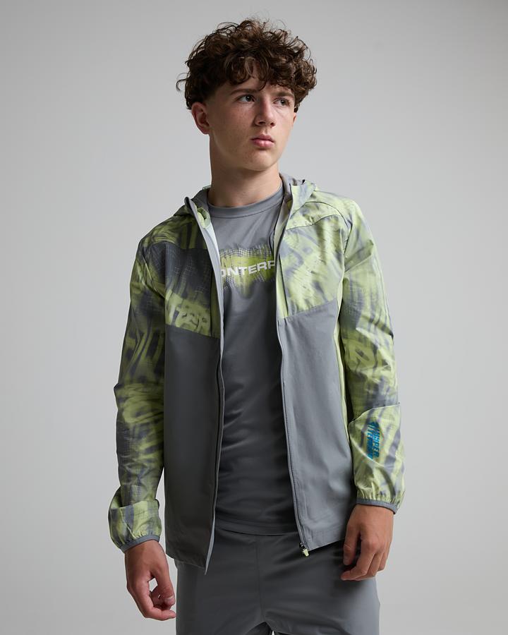Monterrain Junior Hyperterrain Windbreaker Green, Kids size: XL/B, FootAsylum