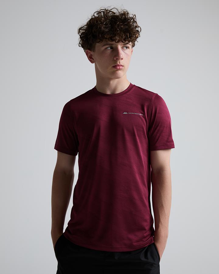 Monterrain Junior Wander 2.0 T-Shirt Red, Kids size: M/B, FootAsylum