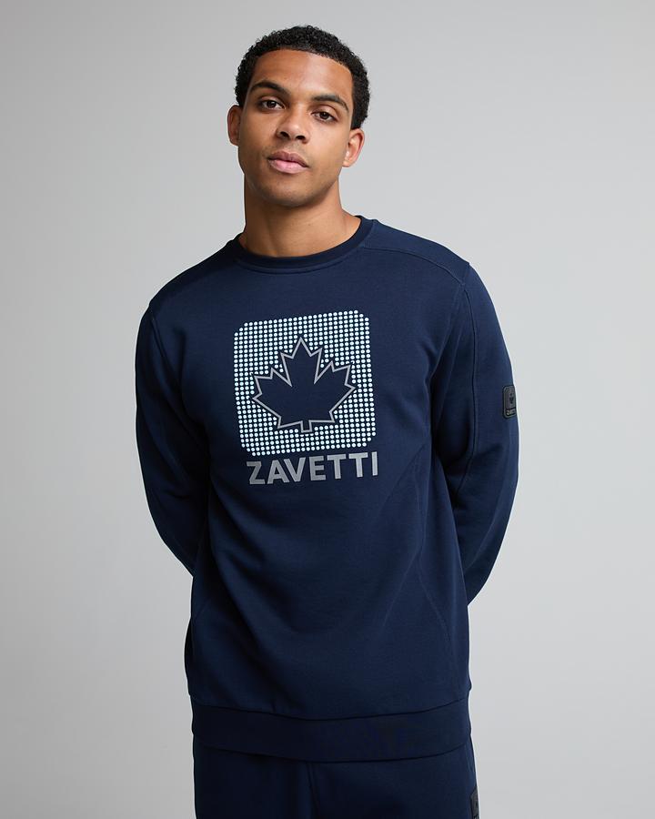 Zavetti Canada Alvo Sweatshirt Navy, Men's size: 2XL, FootAsylum