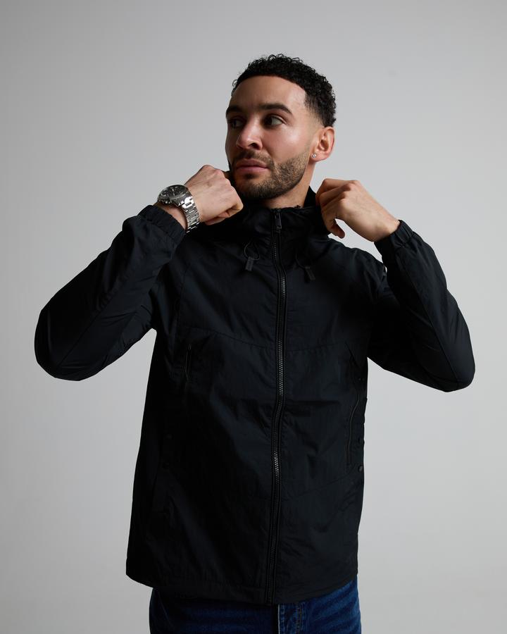Alessandro Zavetti Neverozzi Windbreaker | Black | Footasylum