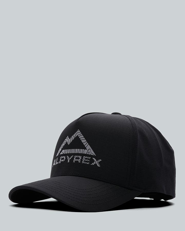 Alpyrex Astra Trucker Cap Black, Men's size: ONE SIZE, FootAsylum