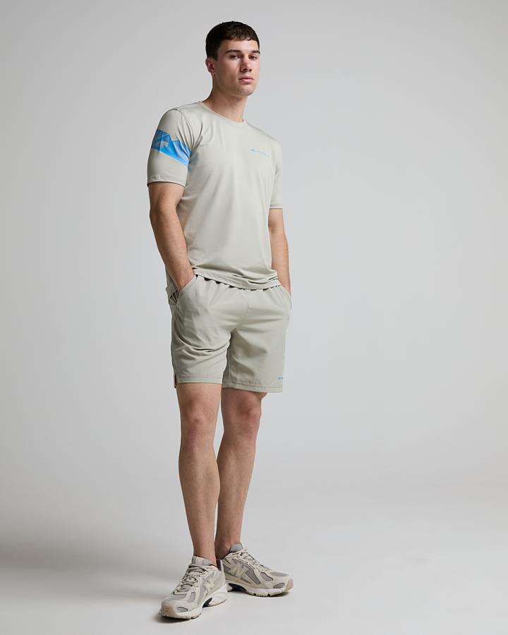 Monterrain Distance Woven Running Short - Beige