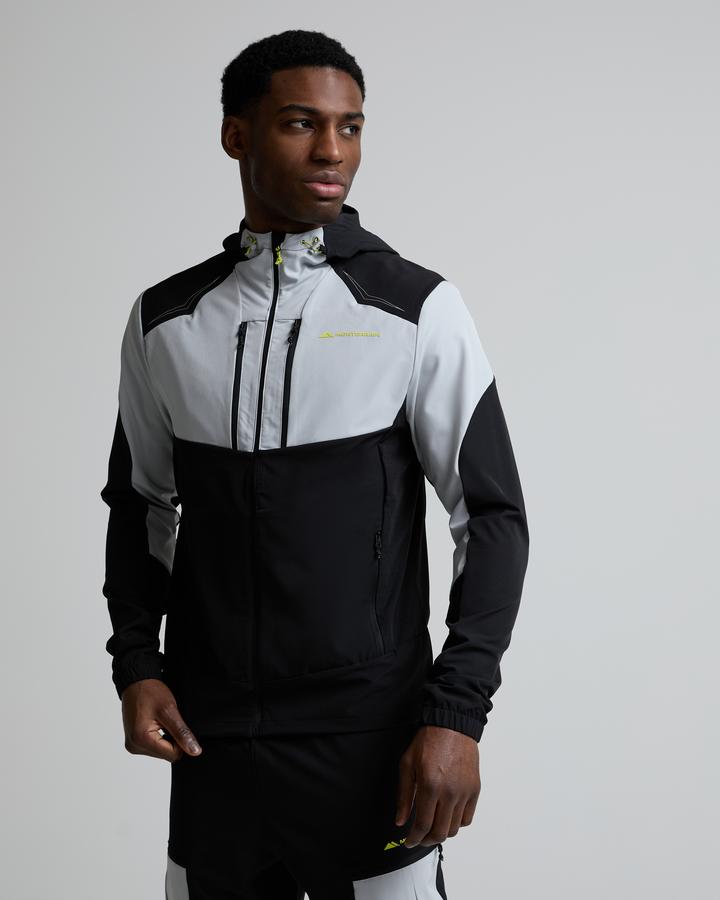 Monterrain Orbit Woven Running Hoodie - Black