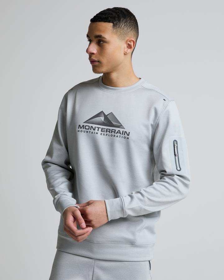 Monterrain Speed 2.0 Poly Fleece Grey, Men's size: S, FootAsylum