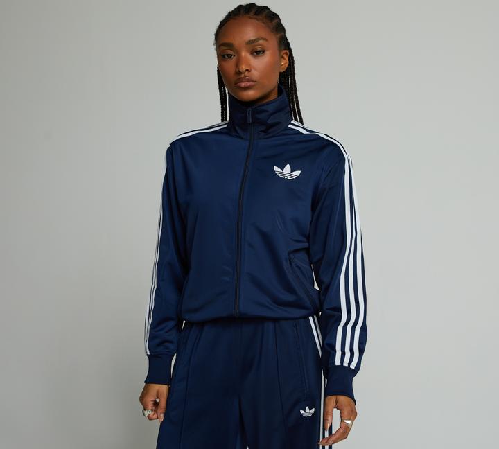 Adidas Originals Womens Adicolor Classic Firebird Loose Track Top Navy, Women's size: XS, FootAsylum