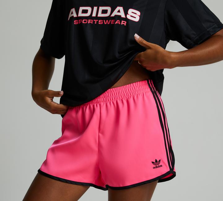 Adidas Originals Womens Satin Sprinter Short Pink, Women's size: XS, FootAsylum