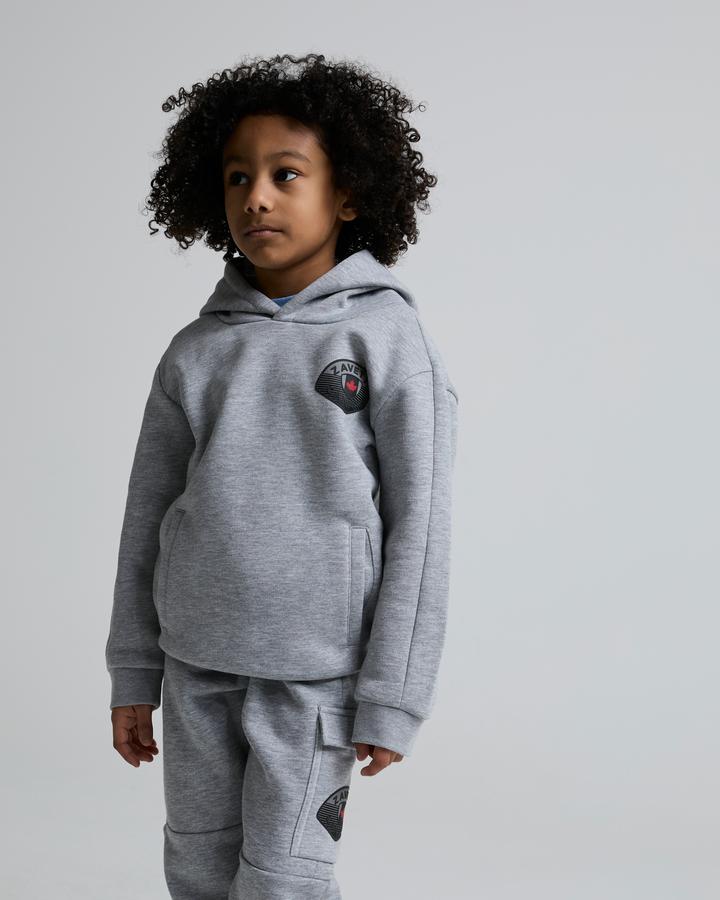 Zavetti Canada Nursery Botticini Compatto Overhead Hooded Suit Grey, Kids size: 5-6Y, FootAsylum