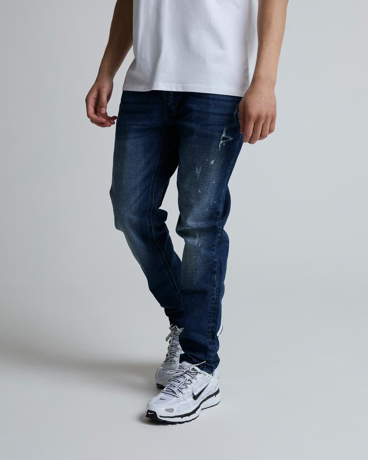 Woenzaia Jeans Uomo Slim Fit Skinny – Modello Elasticizzato Affusolato – Colore Cachi, Taglia 52