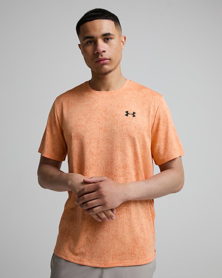 Under Armour Ua Tech Pixelate T-Shirt Orange, Men's size: XL, FootAsylum