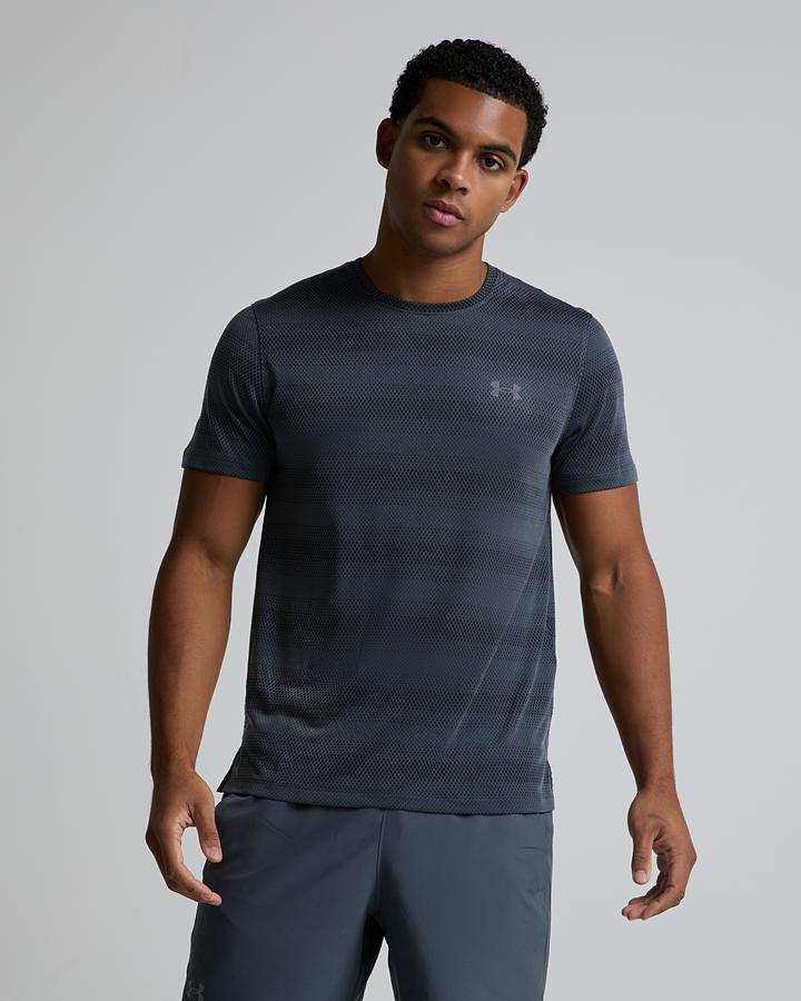 Under Armour Velociti T-Shirt Grey, Men's size: M, FootAsylum