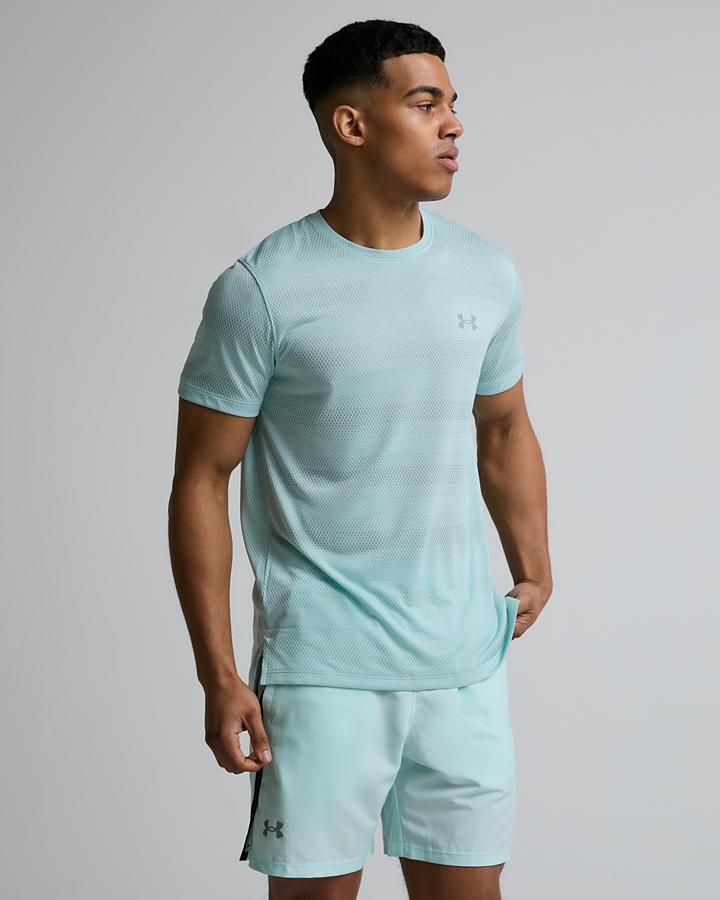 Under Armour Velociti T-Shirt Blue, Men's size: M, FootAsylum
