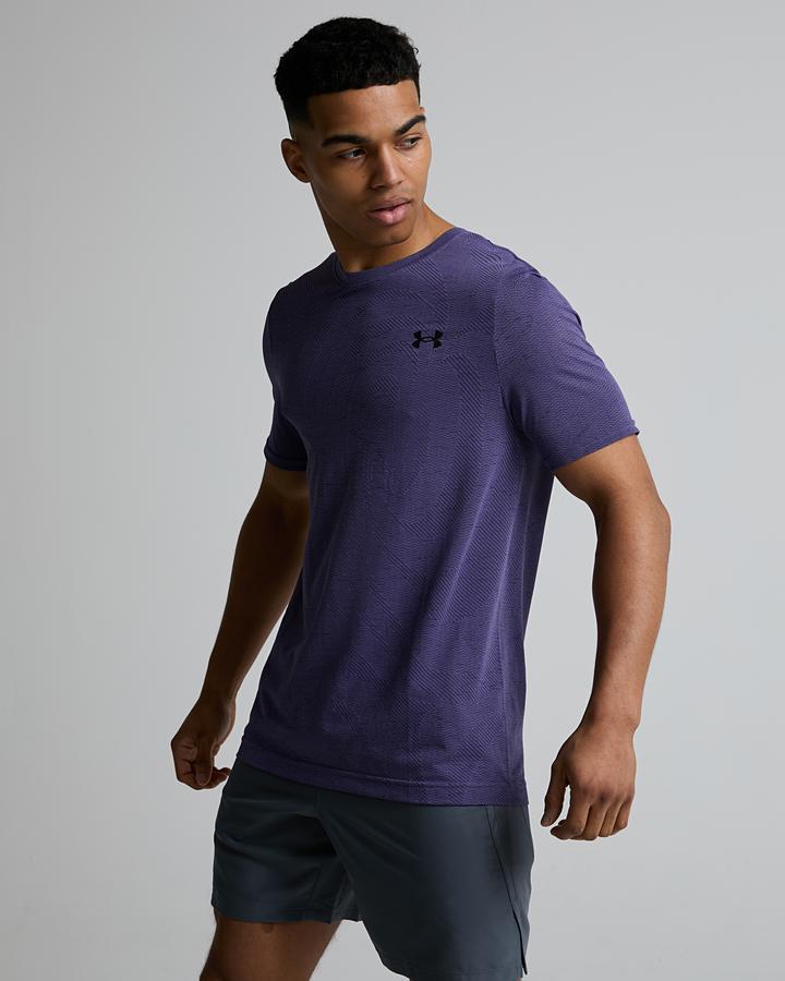 Under Armour Vanish Seamless Novelty T-Shirt Purple, Men's size: L, FootAsylum