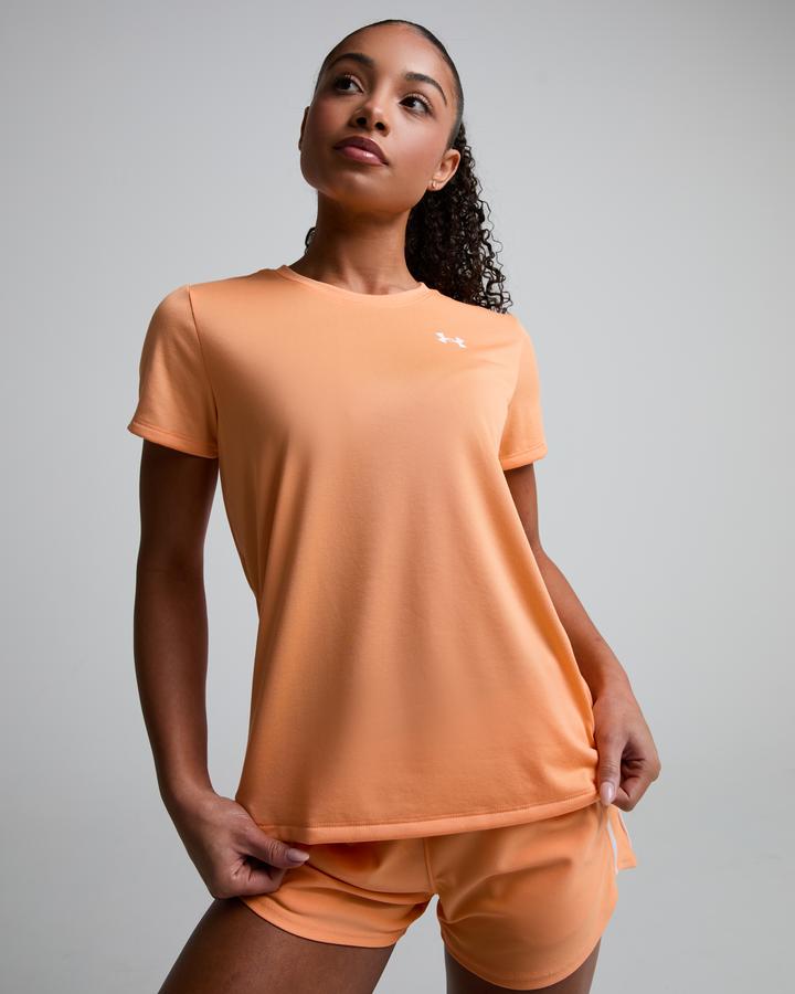 Under Armour Womens Ua Tech Twist Short Sleeve T-Shirt Orange, Women's size: S, FootAsylum