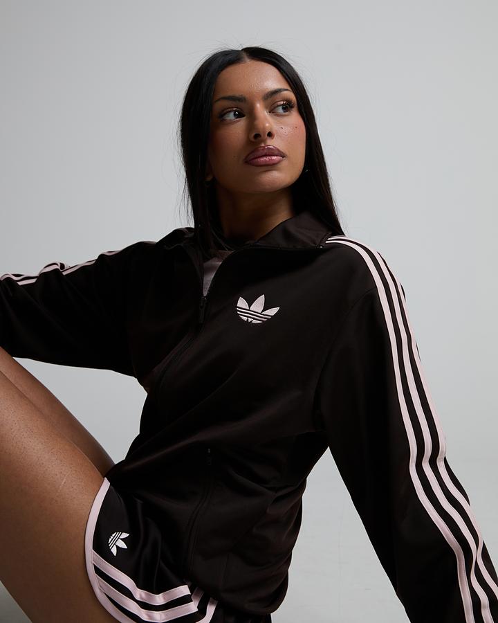 Adidas Originals Womens Adicolor Classic Firebird Loose Track Top Brown, Women's size: XL, FootAsylum