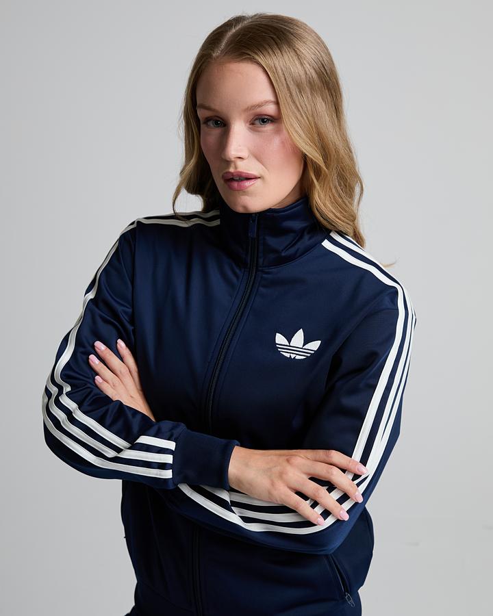 Adidas Originals Womens Adicolor Classic Firebird Loose Track Top Navy, Women's size: M, FootAsylum